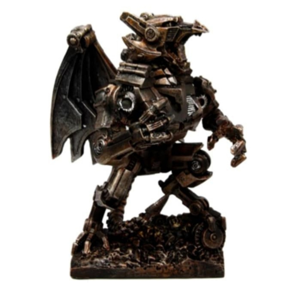 Steampunk Robotic Cyborg Statue